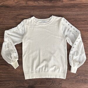 Sioni Cream Knit Top